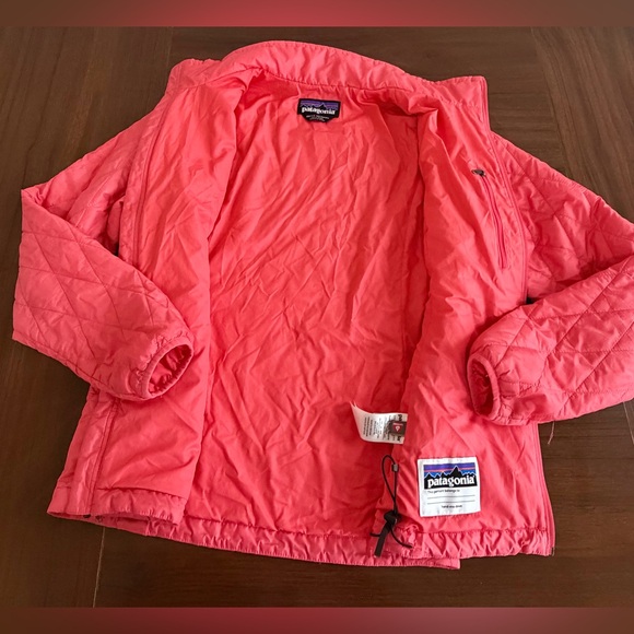 PATAGONIA Nanopuff Primaloft Puffer JACKET FuPink sz XXL 16-18kids - Picture 9 of 12